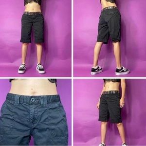 Calvin Klein black jorts size 6